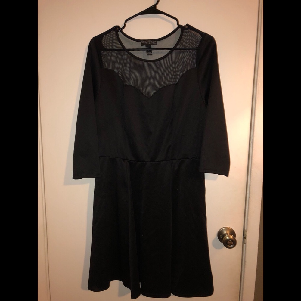 Forever 21+ little black dress size 1x